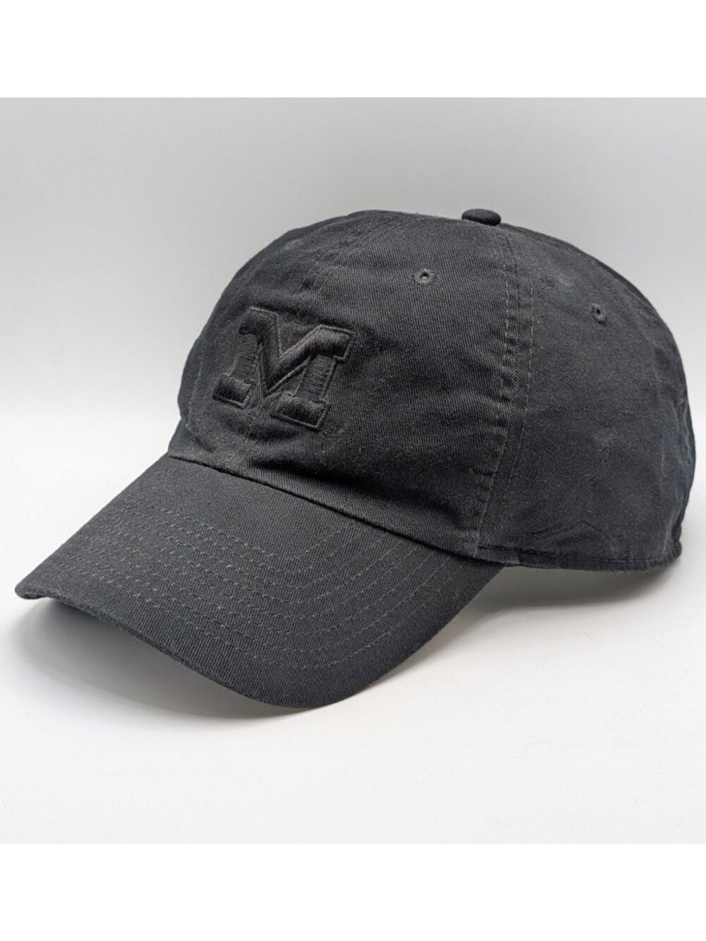 Michigan Wolverines Air Jordan Hat Cap Adjustable Strap Back Solid Black NCAA